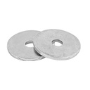 Bolsa de 1 kilo arandelas planas galvanizadas 1/8', FIERO ARA-1/8