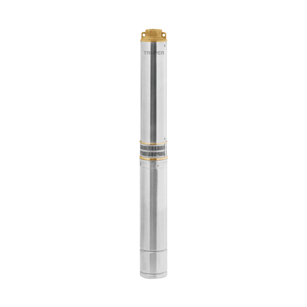 Bomba sumergible tipo bala, 1-1/2HP, agrícola, 220V, TRUPER BOS-1-1/2LM-2