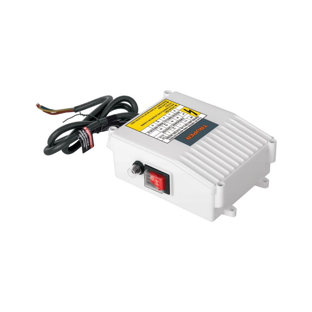 Caja de control p/bomba pozo profundo 1 1/2 HP, 220V, Truper CE-BOS-1-1/2LM-2