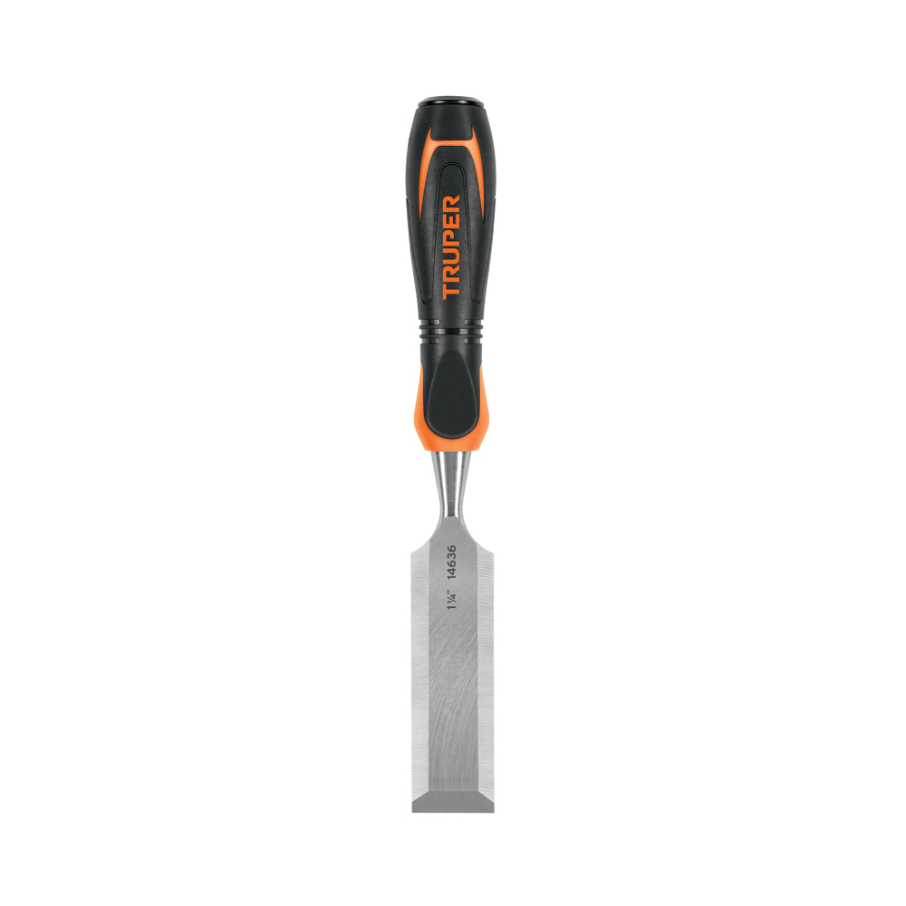 Formón 1-1/4' mango Comfort Grip, Truper FT-1-1/4