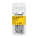 Blíster con 20 clavos galvanizados p/concreto 1-1/2', FIERO CLC-1-1/2GA