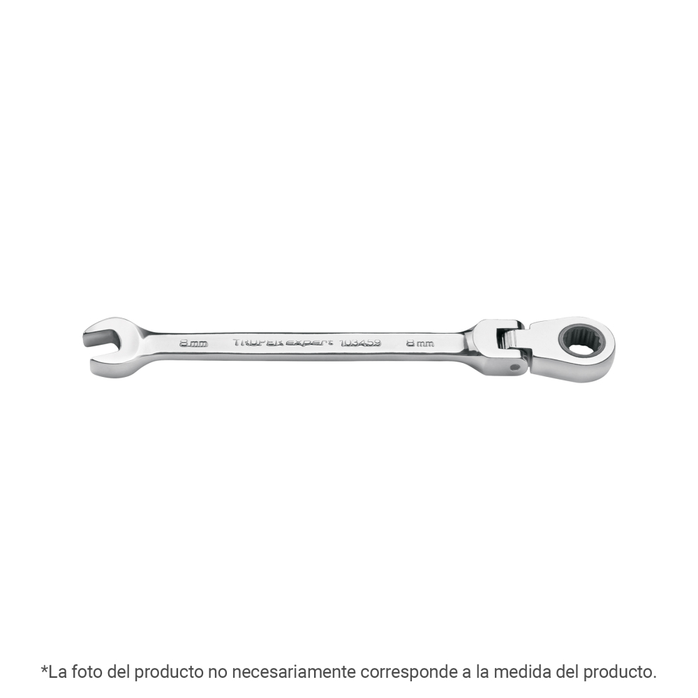 Llave combinada con matraca 13 mm flexible, Expert LL-2013MXF