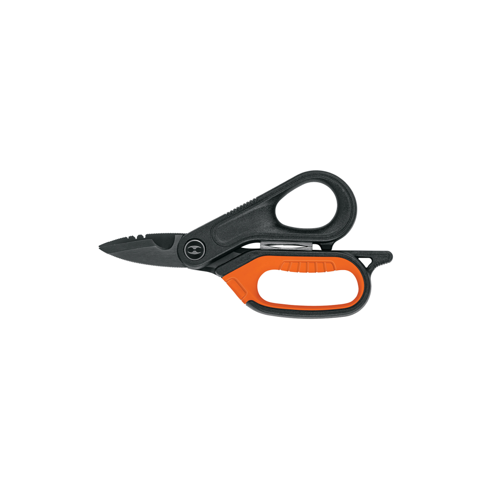 Tijera para electricista, 6', acero inox, oxido negro, EXPER TIEL-6X