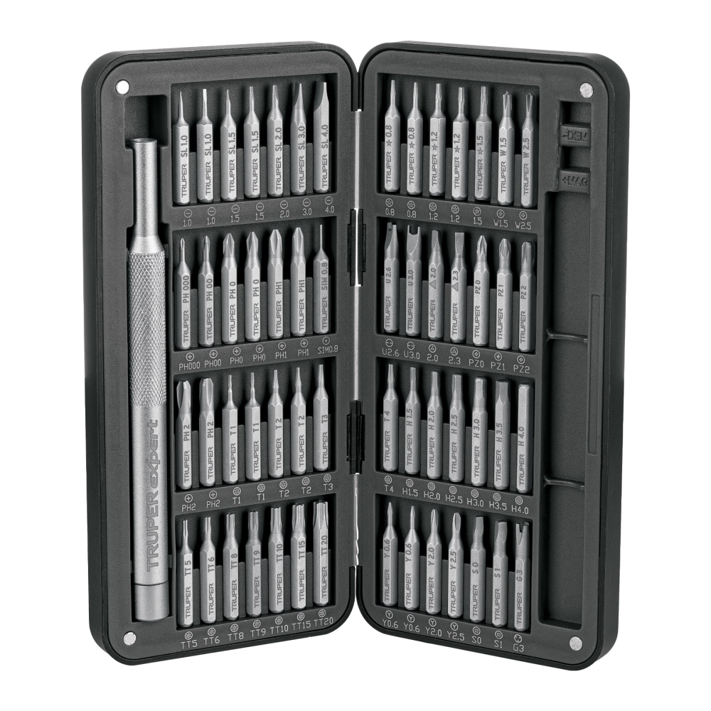 Desarmador de precisión con 56 puntas intercambiables, EXPER JOY-57X