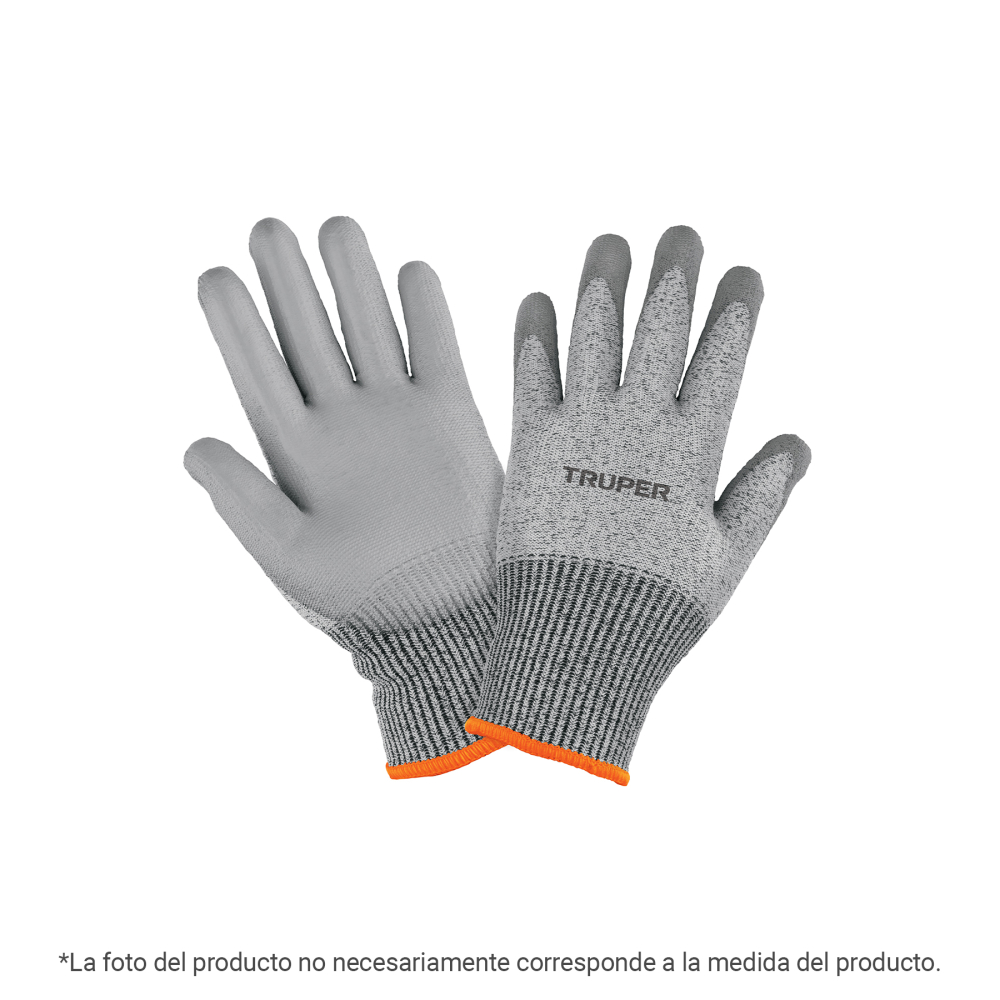 Guante Anticorte NV5 recubrimiento de poliuretano, M, TRUPER GU-912