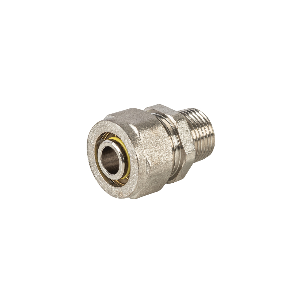 Conector para PEALPE, 3/8x3/8', con rosca macho, FOSET PPG-3838NM