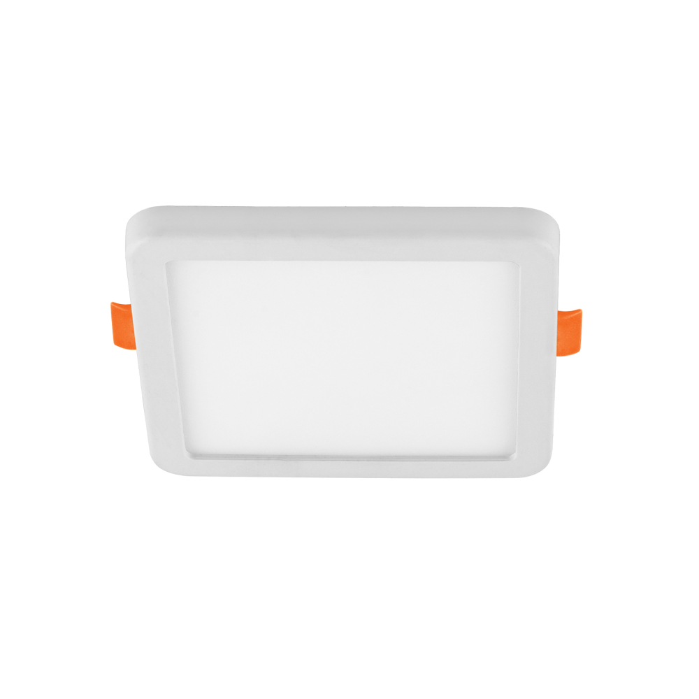Luminario LED empotrable ajustable 6 W, cuadrado, luz de día EMP-800L