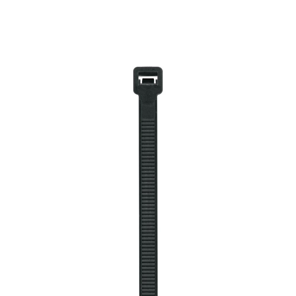 Bolsa con 10 cinchos plásticos 120 lb, 300 x 7.5 mm, negros CIN-12030N