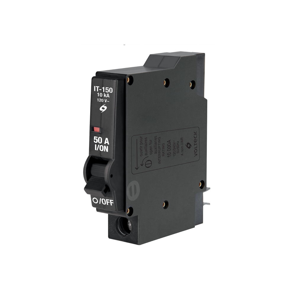 Interruptor de 1 polo 50A, enchufable, a granel, VOLTECK IT-150G