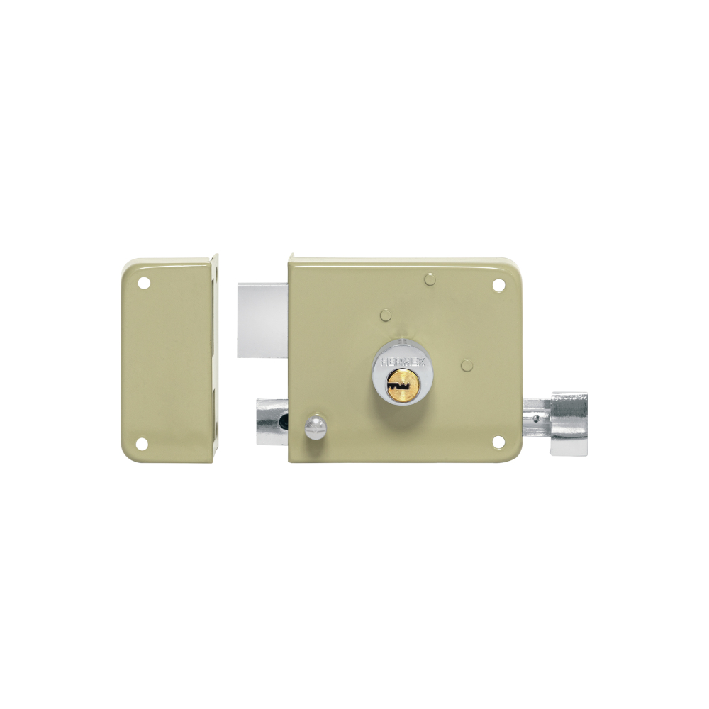 Cerradura sobreponer izq instalafácil, llave puntos, caja CS-75IQ