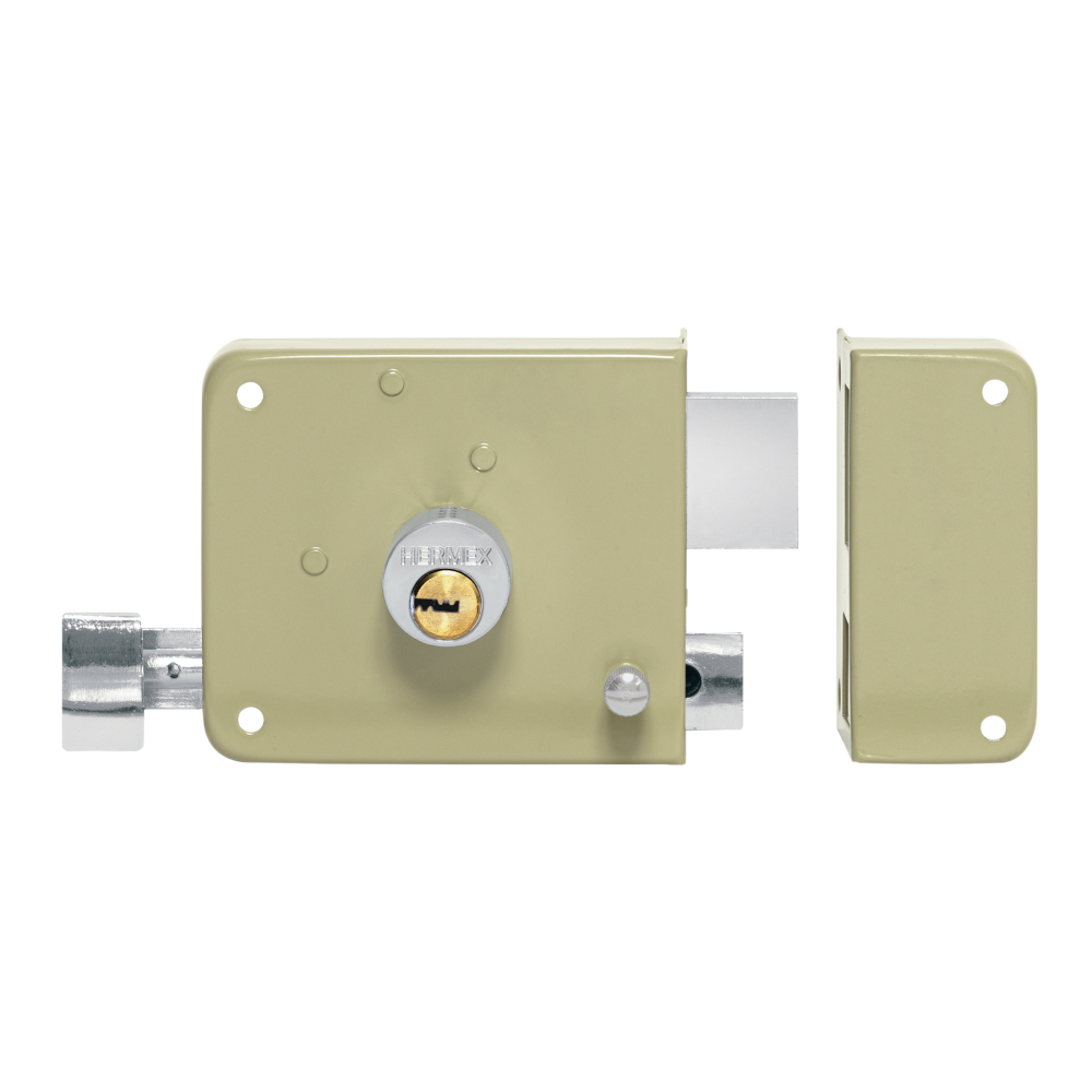 Cerradura sobreponer der instalafácil,llave puntos, caja CS-75DQ