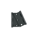 Bolsa c/2 bisagras cuadradas 3', plana, negro, HERMEX BC-306PB