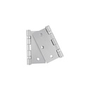 Bolsa c/2 bisagras cuadradas 3', plana, acero inox, HERMEX BC-304PB
