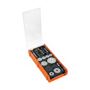 Kit de accesorios para herramienta rotativa, 51 pzs, TRUPER MOTO-KIT-51