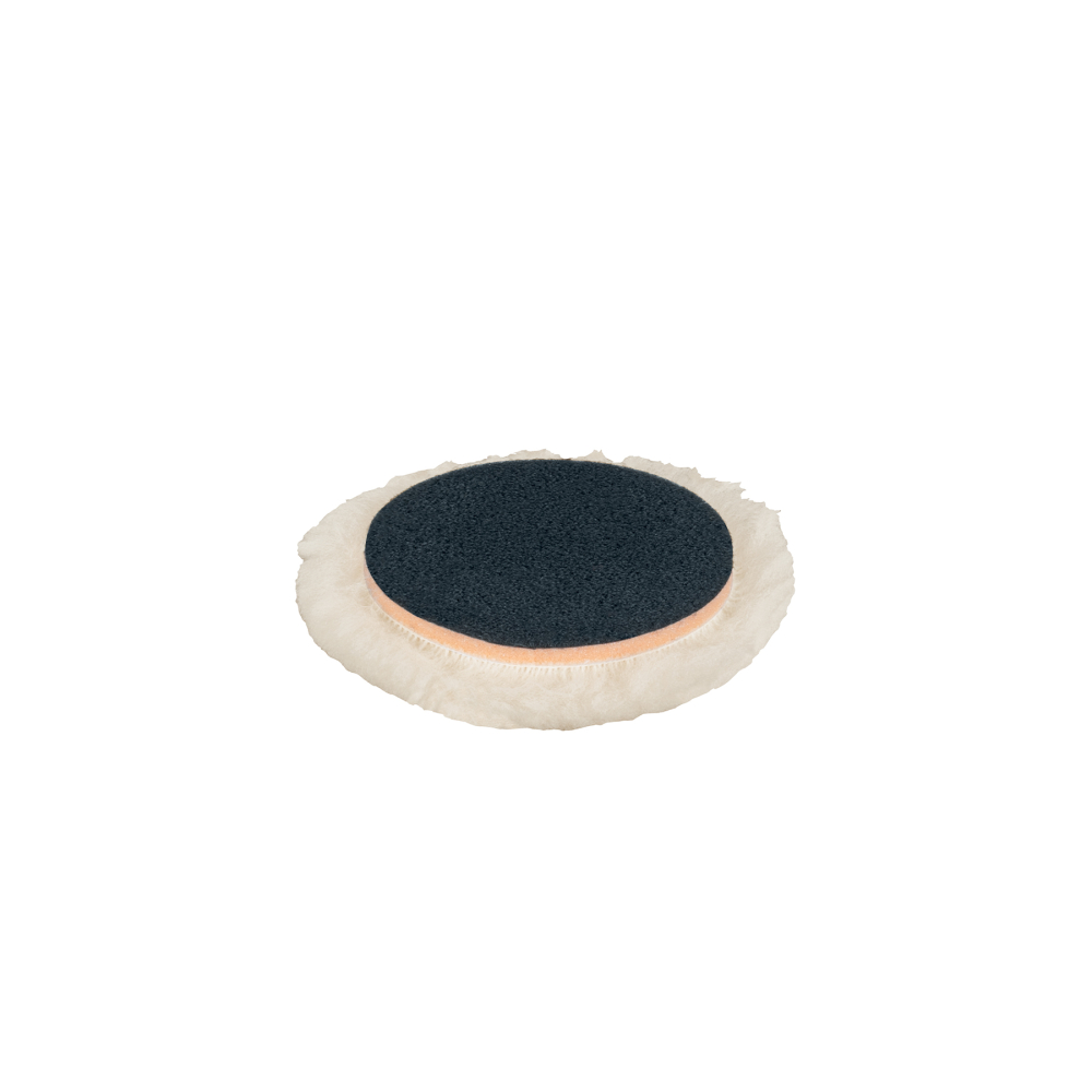 Borla p/pulir de lana de 3' hook and loop, TRUPER BOR-PULA-3V