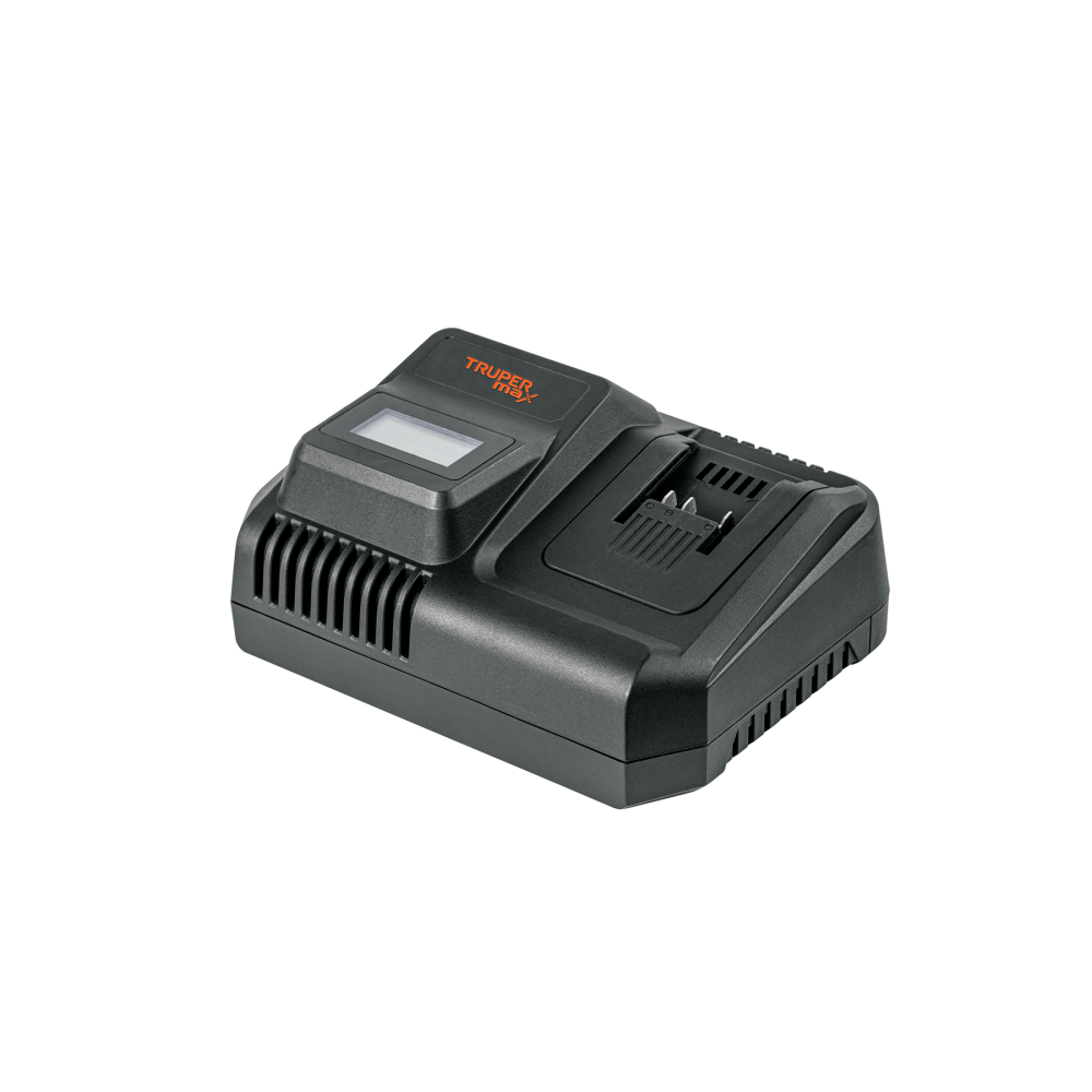 Cargador rápido de baterías de ion litio 20V, TRUPER MAX MAX-CA3