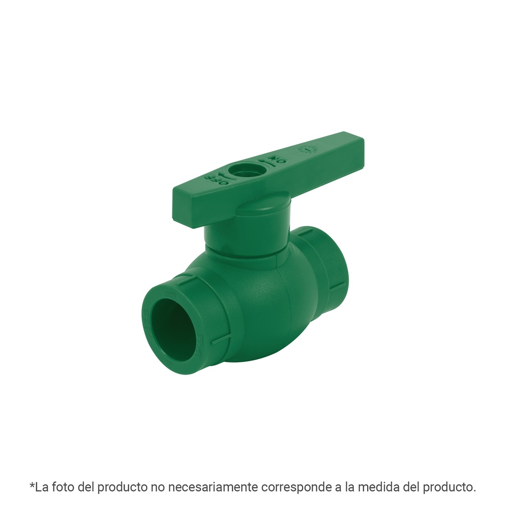Válvula de esfera PPR, 2' (63mm), FOSET CV-ES-2
