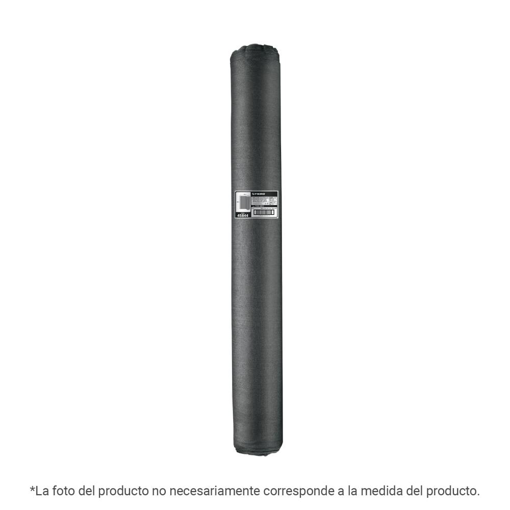 Rollo de malla sombra raschel 90% de 15m x 4m, negro, FIERO TORA-154N