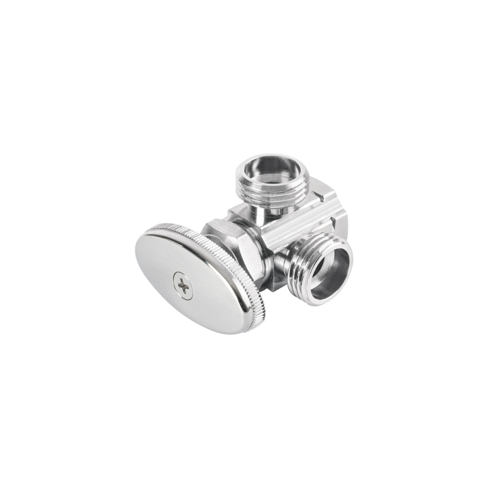 Llave angular 1/2'x doble salida 1/2', Foset ANG-12
