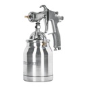 Pistola p/pintar succión HVLP vaso aluminio, 1.4 mm, Truper PIPI-330