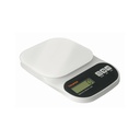 Báscula digital para cocina, plato de vidrio, 5 kg, Truper BASE-5EC
