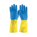 Guantes de látex reforzados para limpieza, G, TRUPER GU-333