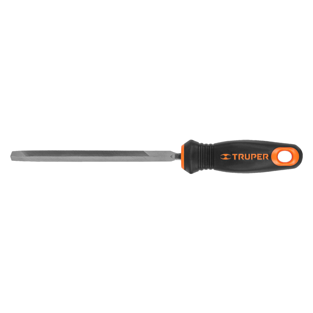 Lima triángulo pesado 6', 34 dpp con mango doble inyección LTP-6T