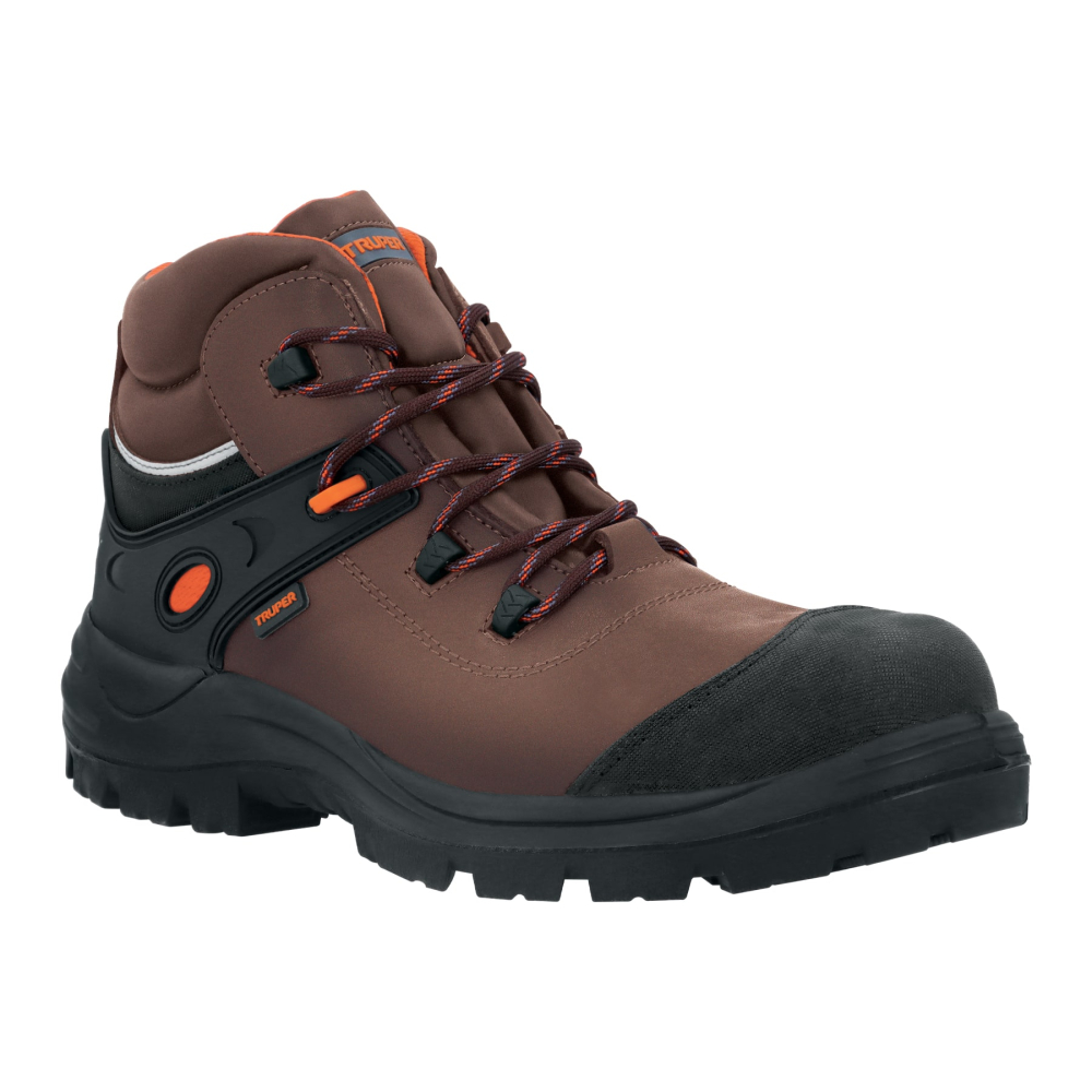 Bota de seguridad café, #30 dieléctrica antifatiga, Truper ZC-430C
