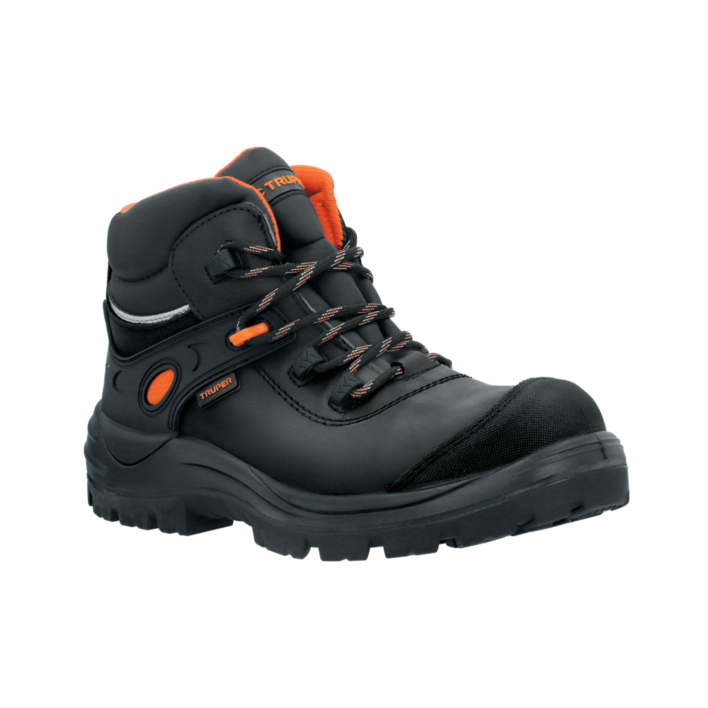 Bota de seguridad negra, #25 dieléctrica antifatiga, Truper ZC-425N
