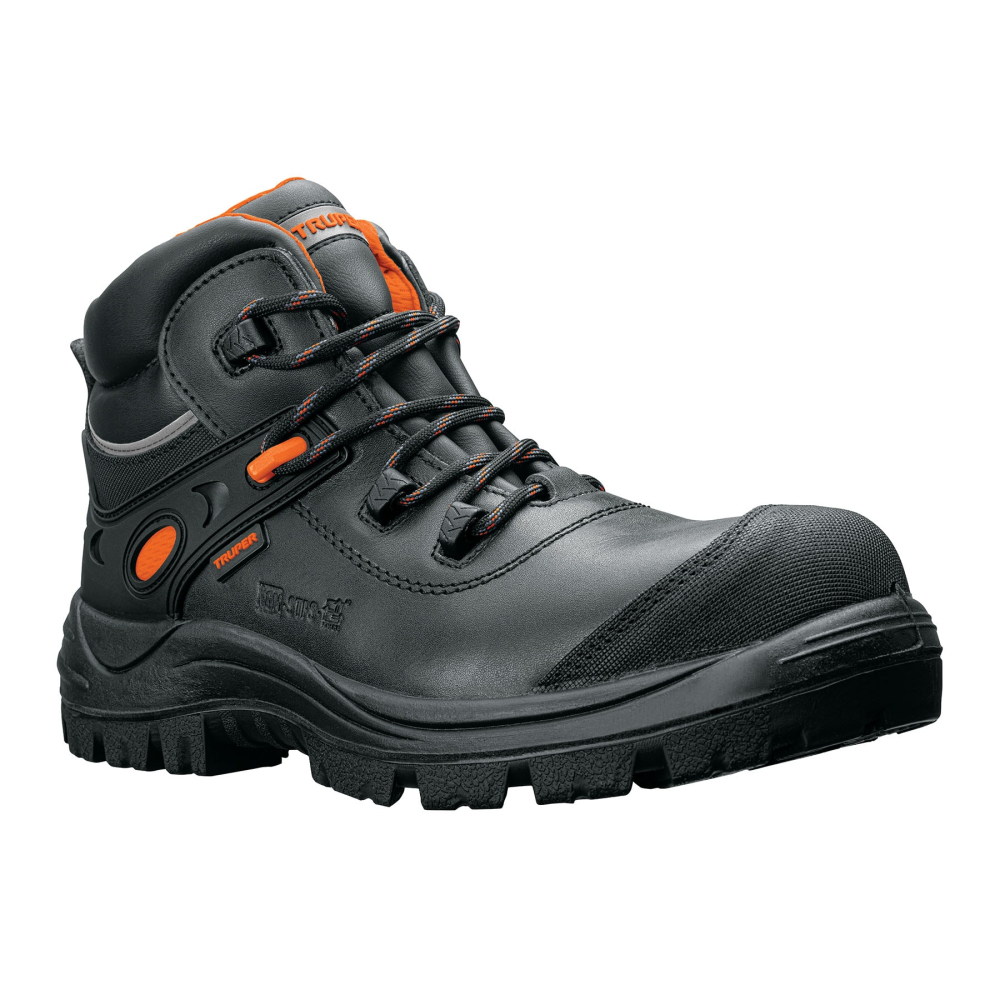 Bota de seguridad negra, #26 dieléctrica antifatiga, Truper ZC-426N