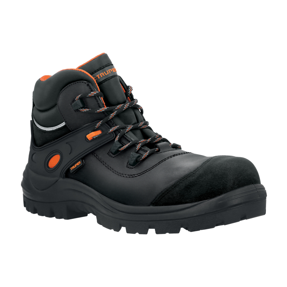Bota de seguridad negra, #29 dieléctrica antifatiga, Truper ZC-429N
