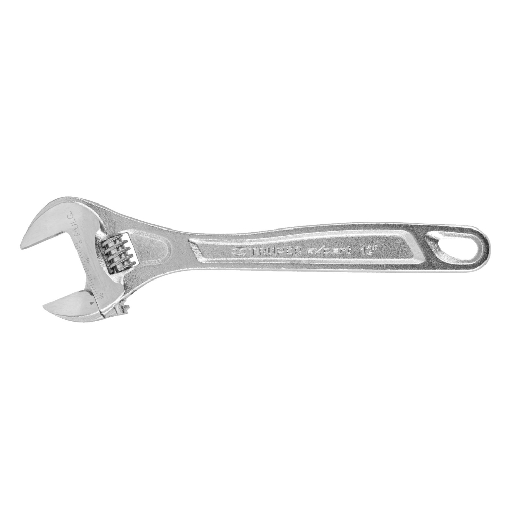 Llave ajustable (perico) 12' profesional cromada, Expert PET-12C