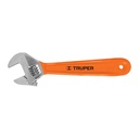 Llave ajustable (perico) 8' cromada mango de PVC, Truper PET-8X