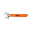 Llave ajustable (perico) 10' cromada mango de PVC, Truper PET-10X
