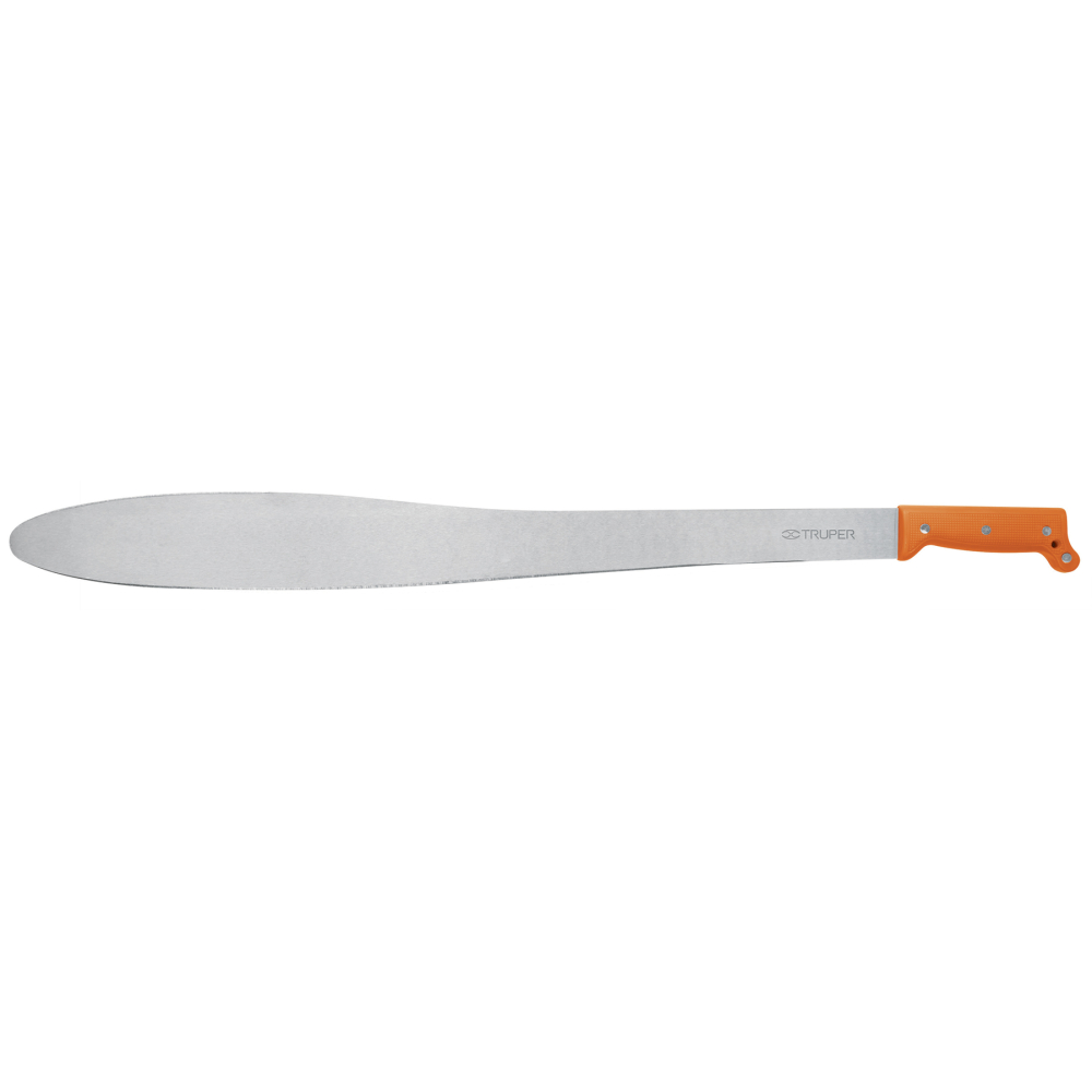 Machete Caguayano 27' cacha naranja remachada, Truper T-1173-27P