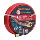Manguera 5/8' super reforzada 4 capas 25 m conexiones metal MAN-25X5/8X