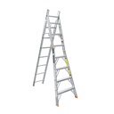 Escalera convertible, tipo ll, 15 escalones, TRUPER ESC-215