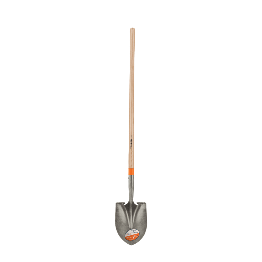 Pala redonda Classic, mango largo 48', Truper PRL
