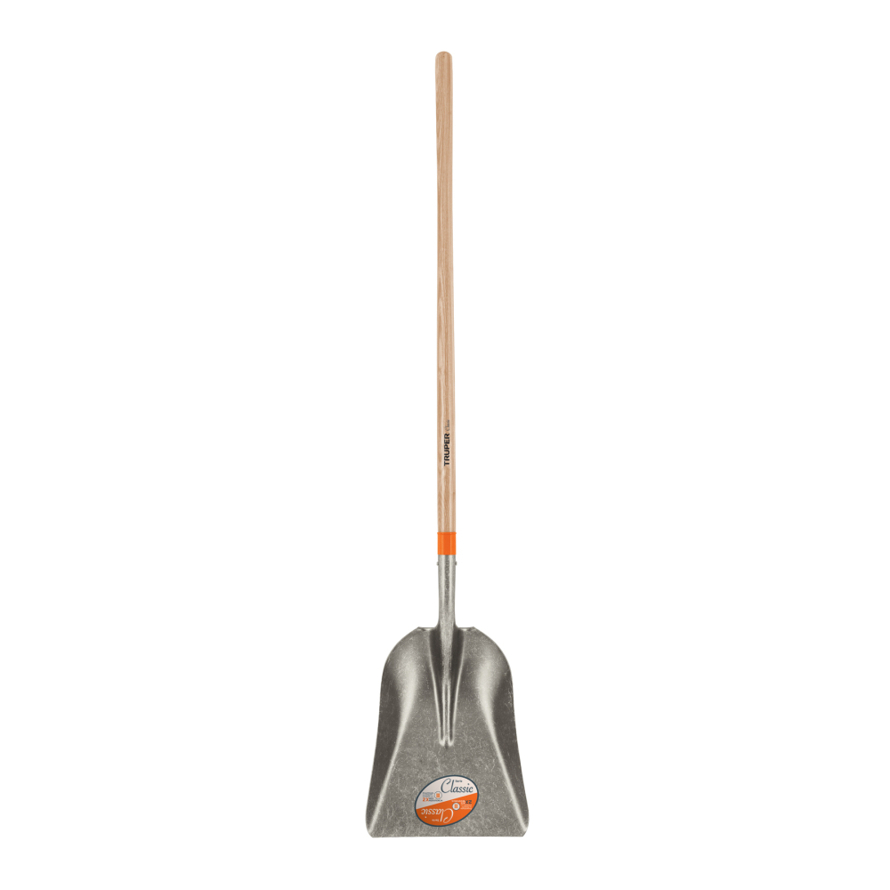 Pala carbonera Classic, mango largo 49', Truper PCAL