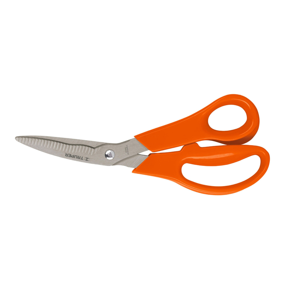 Tijera 8' multiusos de acero inox, cuchillas dentadas,TRUPER TIMU-8E