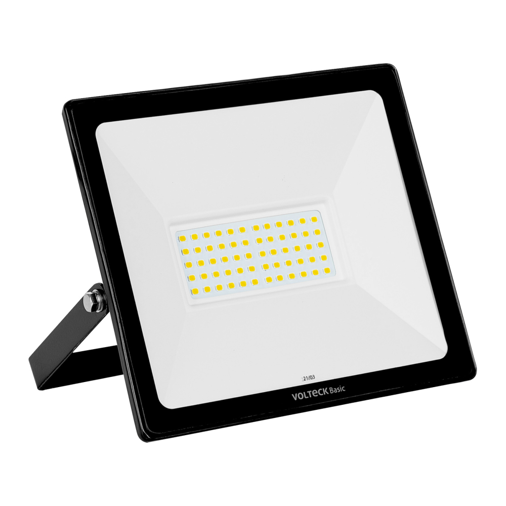 Reflector ultra delgado LED 50 W luz de día, Volteck Basic REF-403L