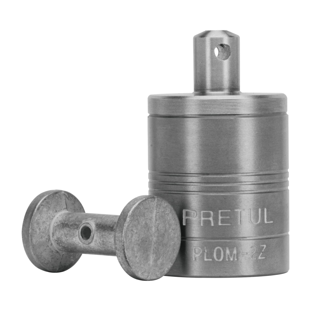 Plomada metálica de 310 g con centro, Pretul PLOM-2Z