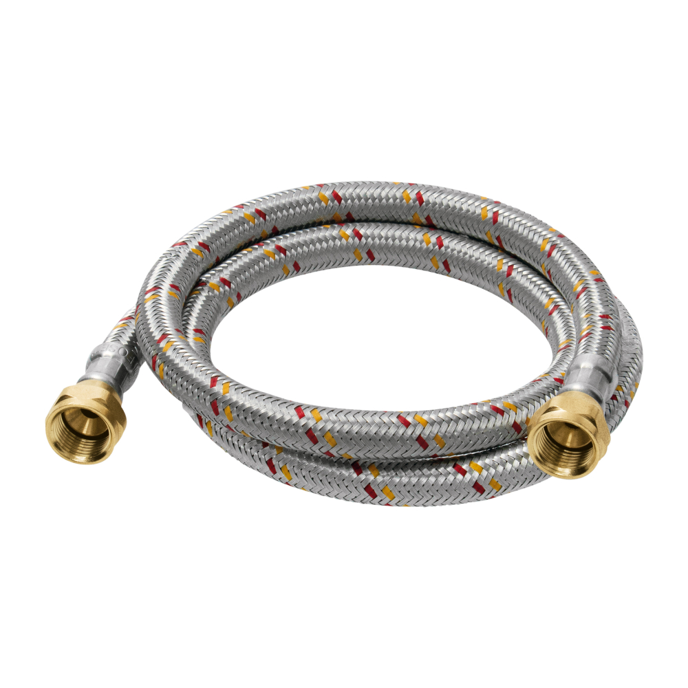 Manguera para gas, aluminio, 3/8', 100 cm, Foset Basic FGA-10P