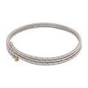 Manguera para gas, aluminio, 3/8', 400 cm, Foset Basic FGA-40P