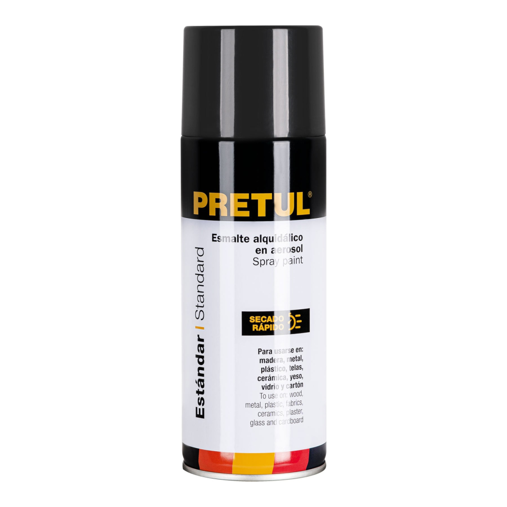 Pintura en aerosol, gris oscuro, 400 ml,Pretul PA-GO-P