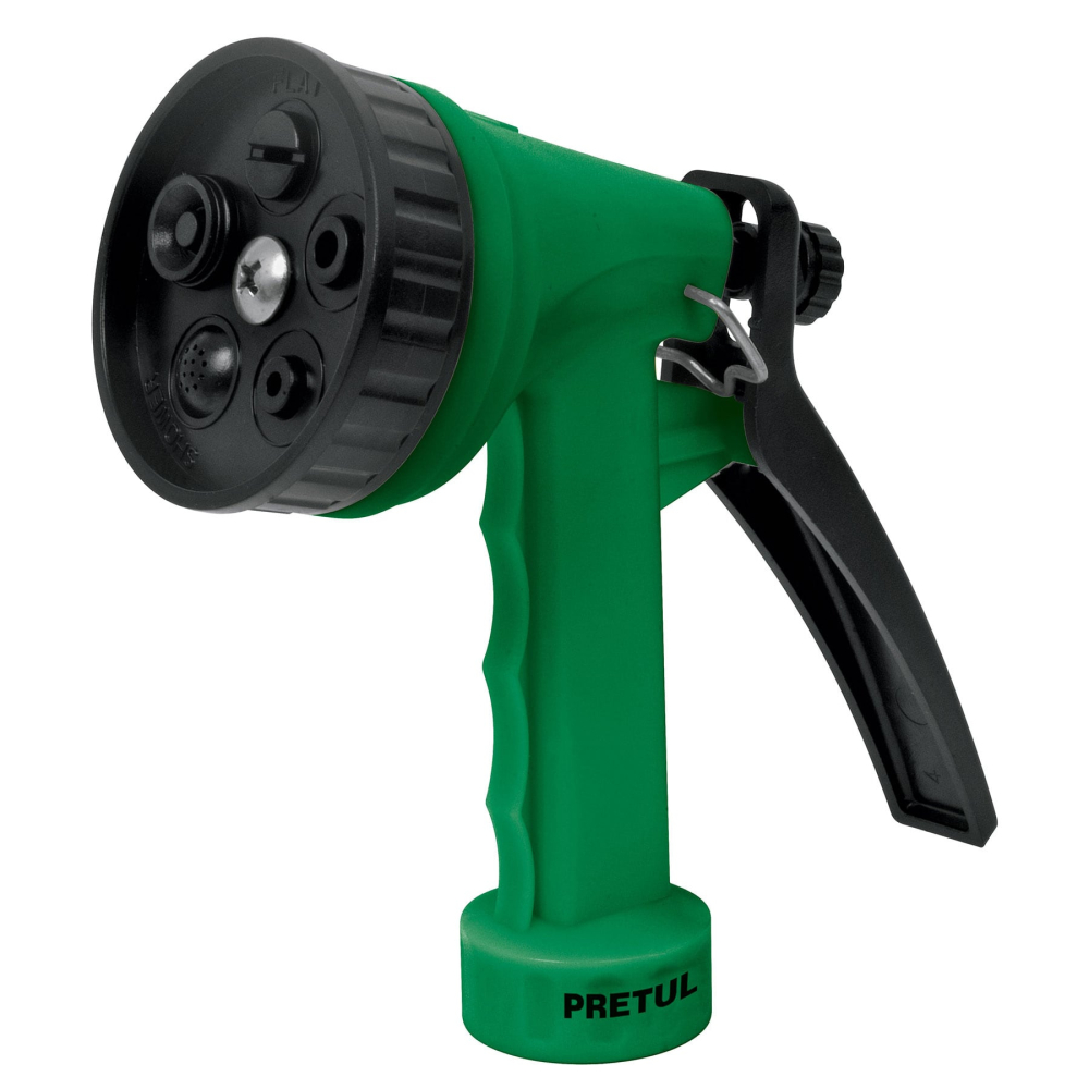 Pistola para riego de 5 funciones plástica, a granel, Pretul PIM-55PG