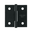 Bisagra cuadrada 2', negro mate, cabeza plana, BASIC BC-206PP
