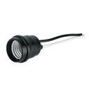Portalámpara de PVC para intemperie, Volteck Basic POIN-10B