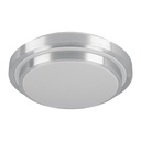 Luminario LED 22W plafón decorativo metálico, luz día, BASIC PLA-704L