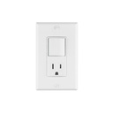 Placa armada contacto e interruptor Classic, Volteck PA-COAP-CLP